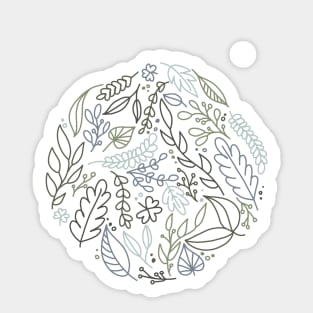 Floral World Sticker